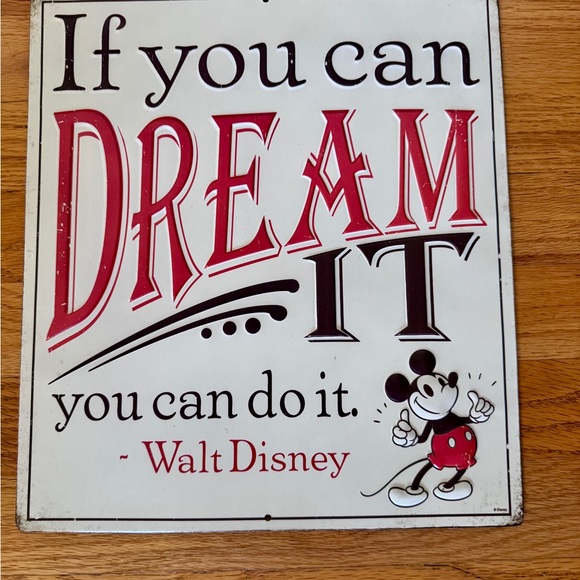Disney Other - Disney Inspirational Wall Sign, Metal Sign, Disney Sign, Wall Hanging